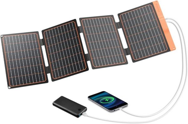 40W Cargador de Panel Solar USB pequeño...