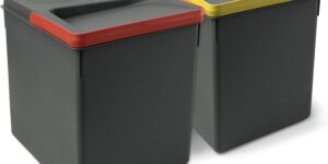 Cubo de Basura Gris 15 litros
