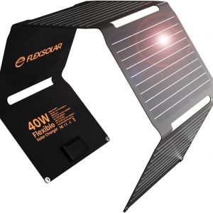 FlexSolar Panel solar de 40 W, cargador...