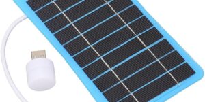 Volakebeing Cargador de panel solar,...