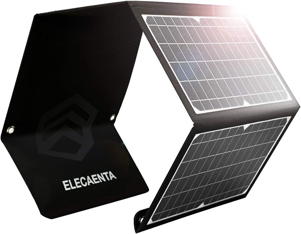 ELECAENTA 30W PD18W Cargador Solar...