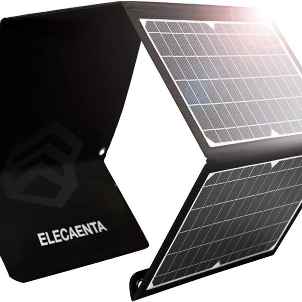 ELECAENTA 30W PD18W Cargador Solar...