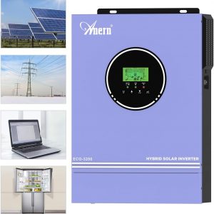 Anern 3000W Inversor Solar Híbrido 24V...