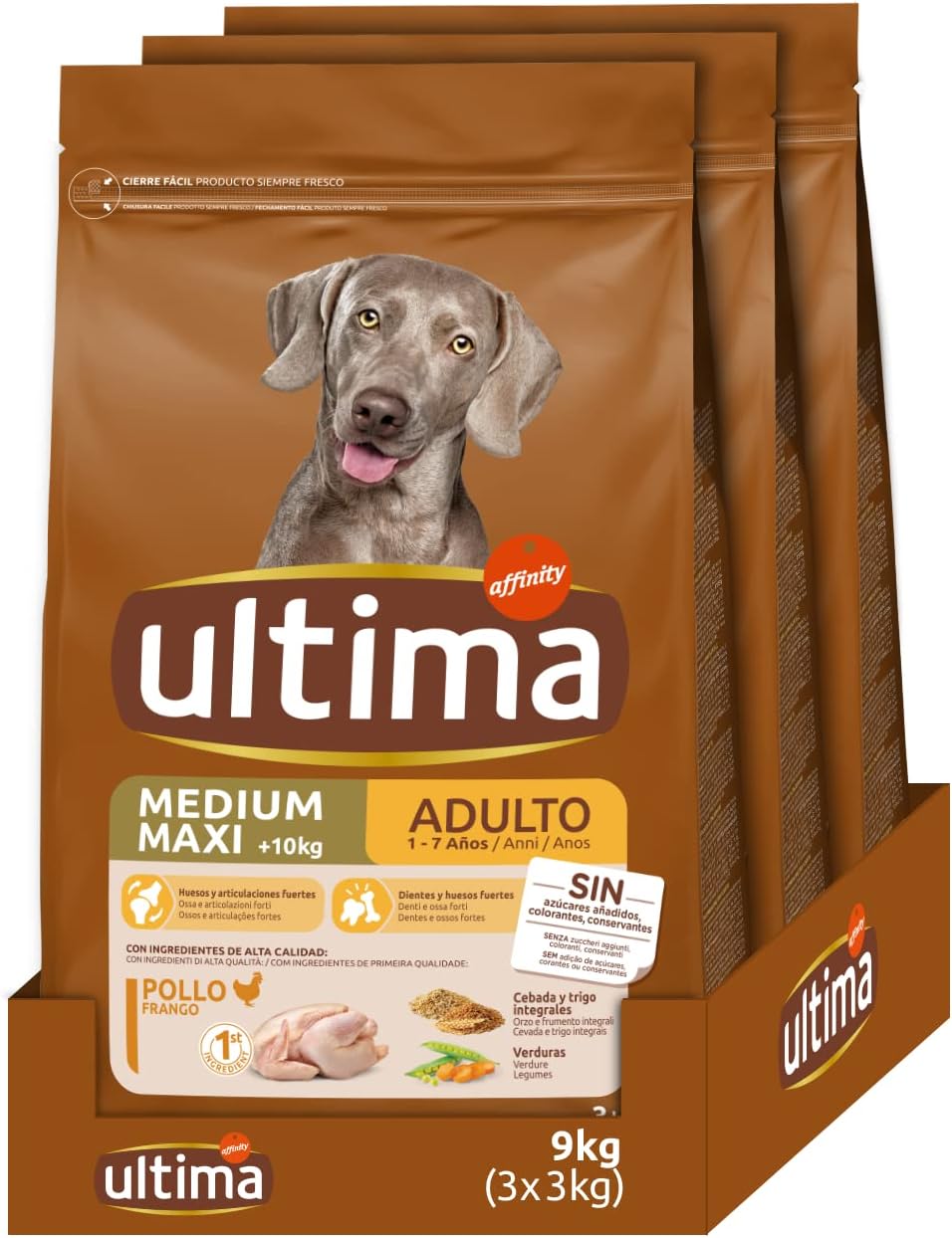 Ultima MediumMaxi Adult Pollo Comida