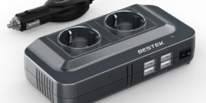 BESTEK - Convertidor de 12 V, 220 V,...