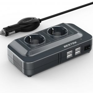 BESTEK - Convertidor de 12 V, 220 V,...