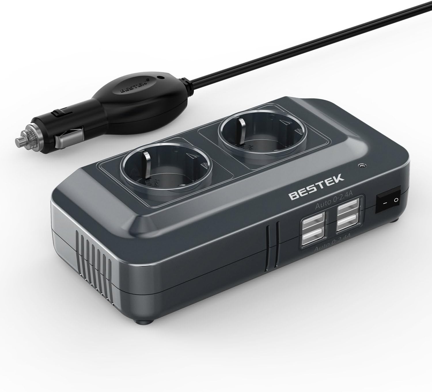 BESTEK - Convertidor de 12 V, 220 V,...