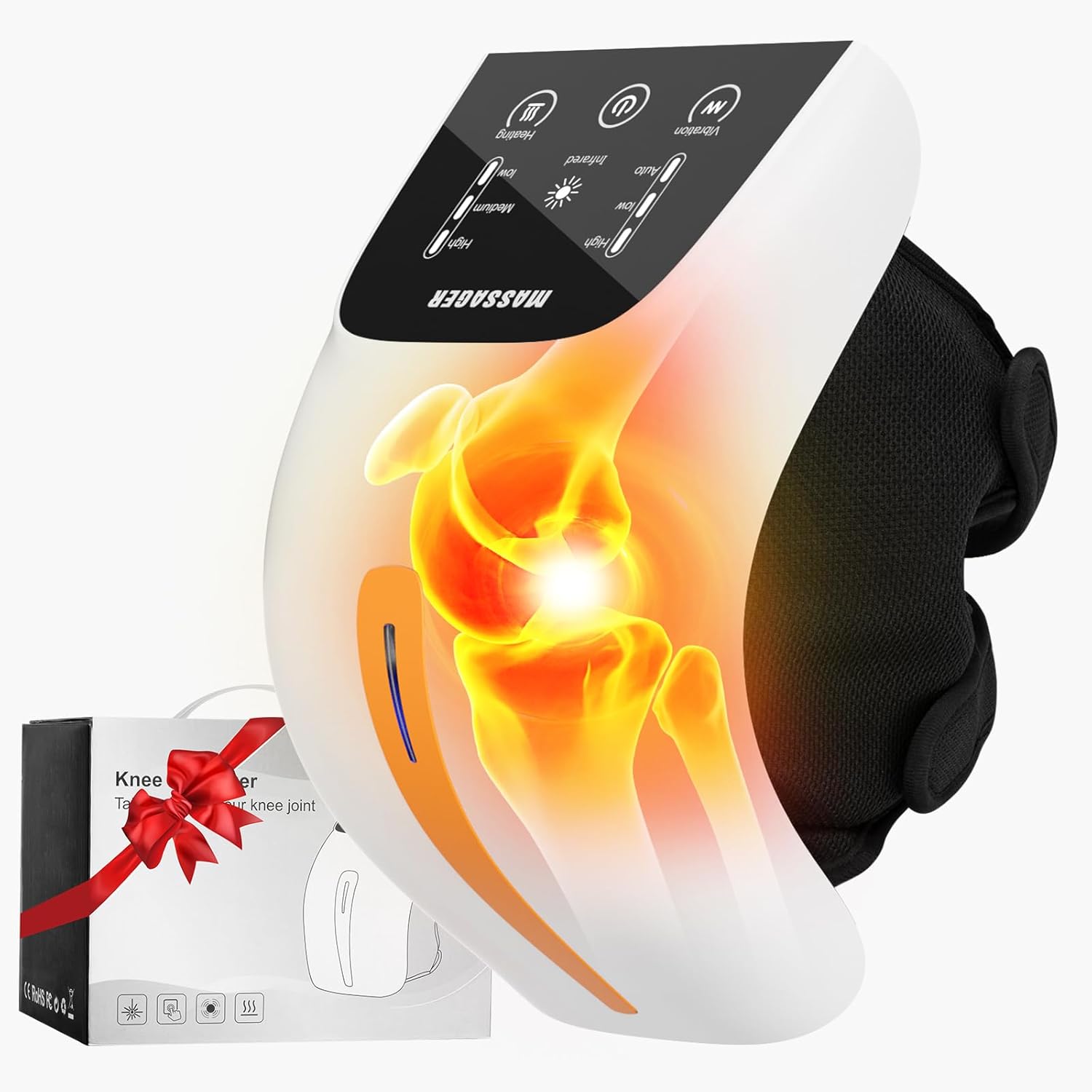 Masajeador Rodilla Inalámbrico Pantalla Táctil LED