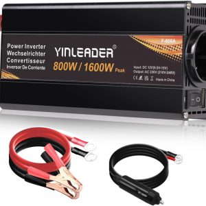 Yinleader Inversor 12V 230V 800W/1600W...