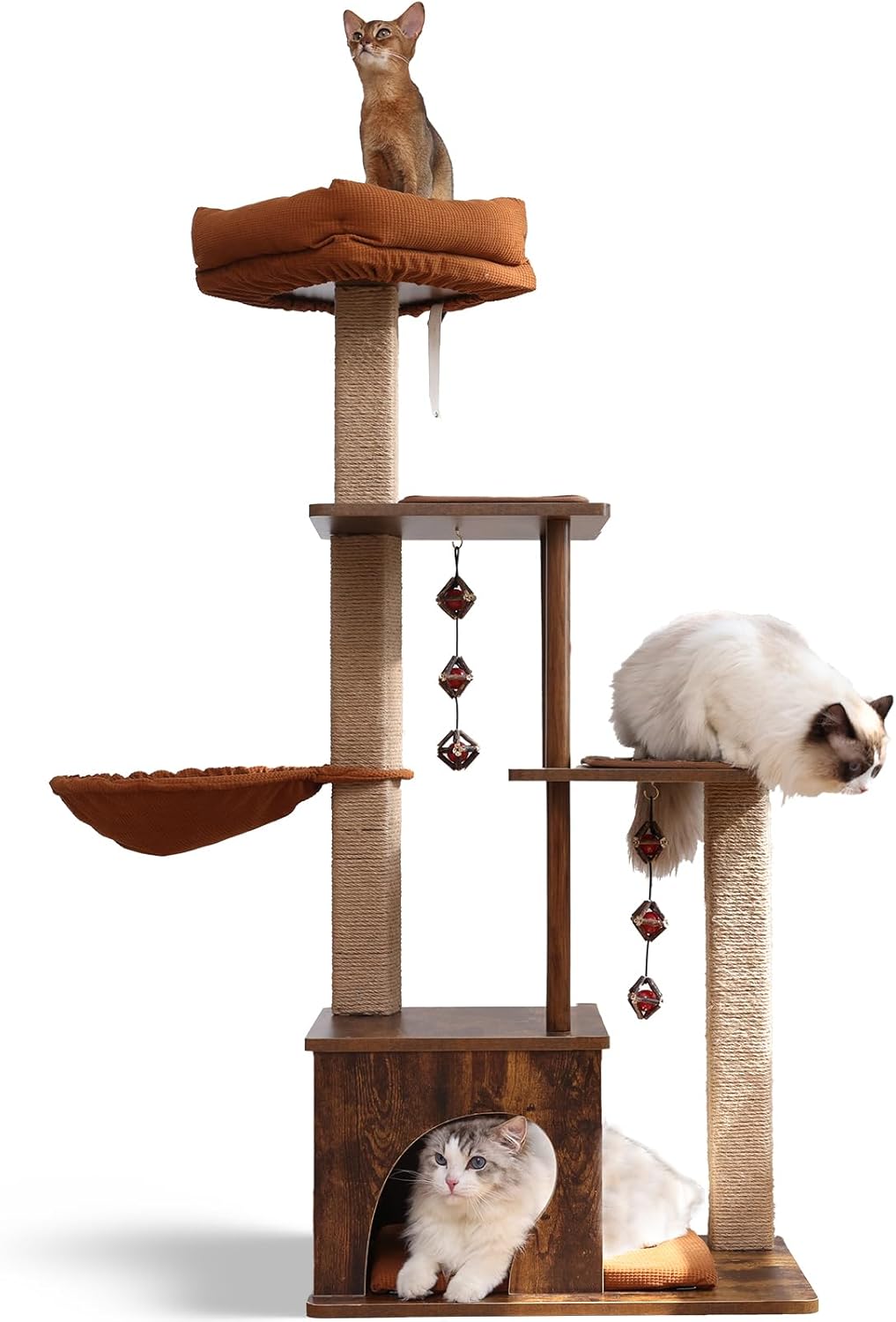 FUKUMARU Árbol Rascador para Gatos 4