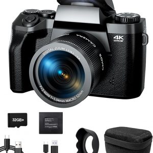 Ade Cámara Digital 4K 64MP Cámara de...