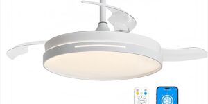 LEDUNI Ventilador de Techo LED con