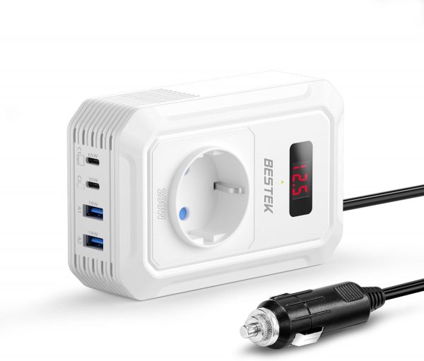 BESTEK Inversor 12v 220v Onda Pura...