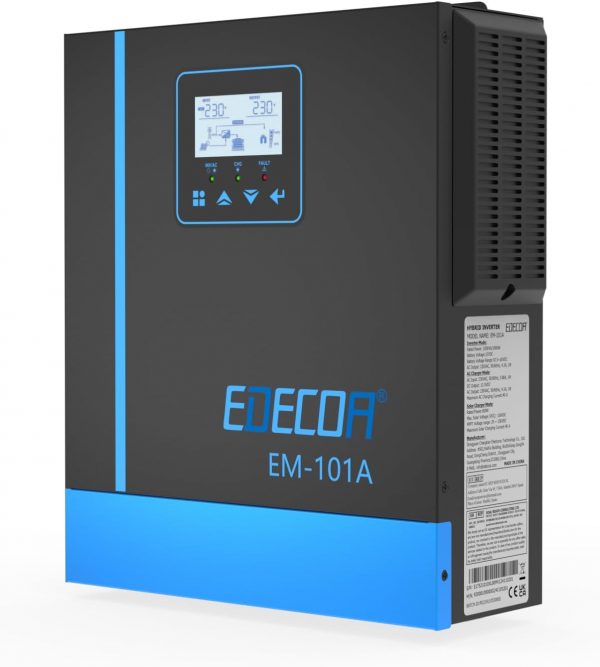 EDECOA Inversor híbrido 12v 1000w 220v...