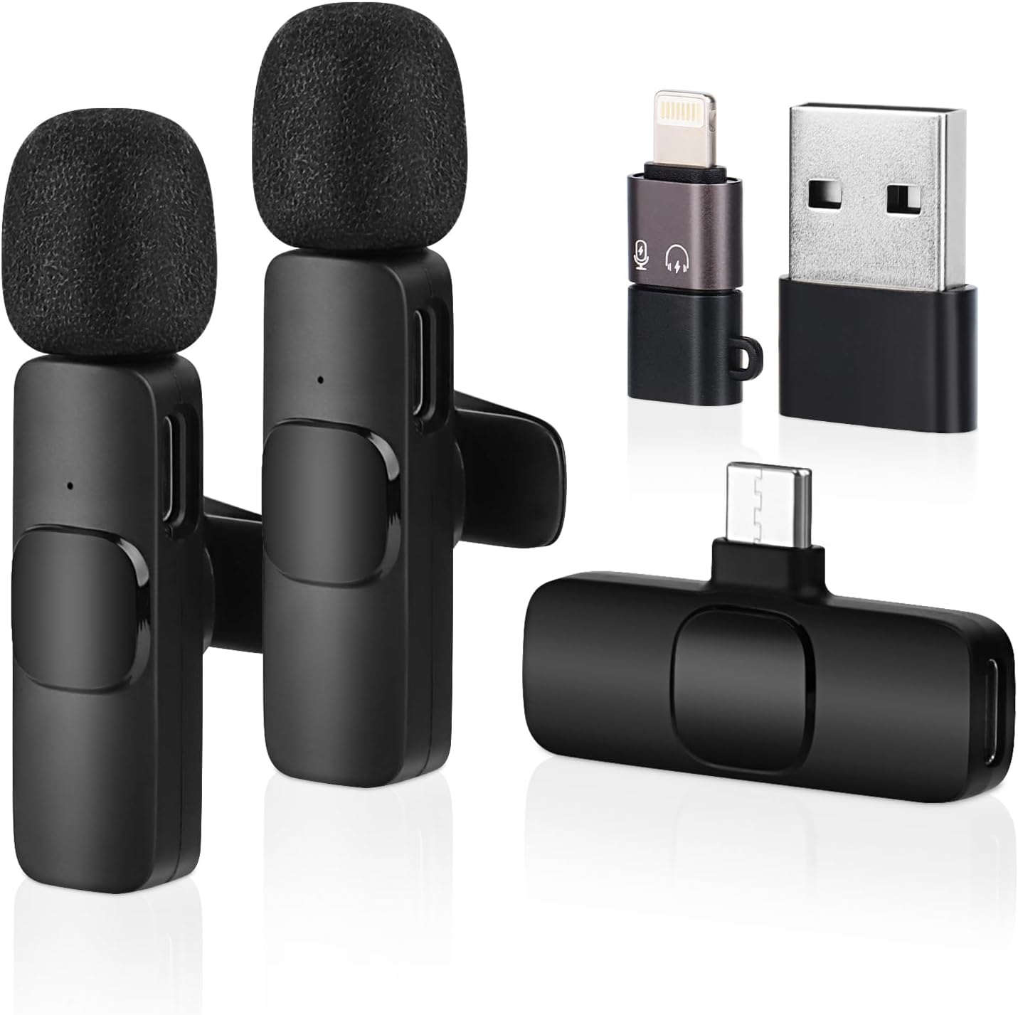 MXTIMWAN 2pcs Microfono Inalambrico Microfono