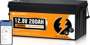 ECO-WORTHY Bateria Litio 12V 280Ah...