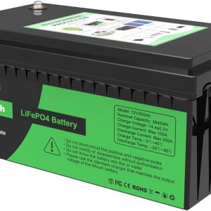 DATOUBOSS Batería 12V 300Ah LiFePO4...