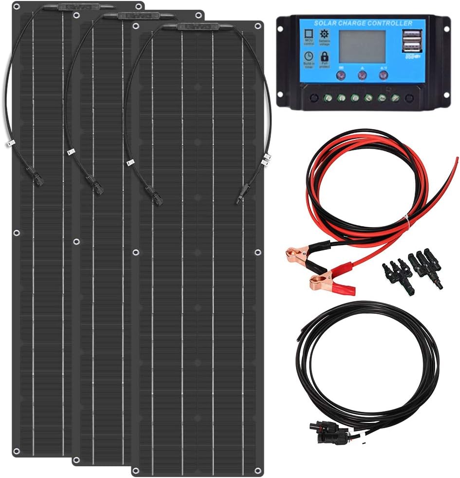 XINPUGUANG Kit solar 150 W 12 V, 3...