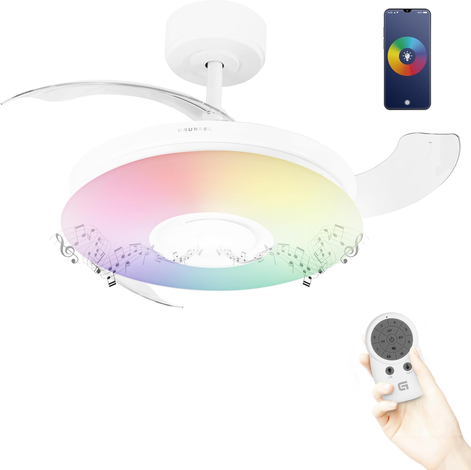Grunkel Ventilador de Techo