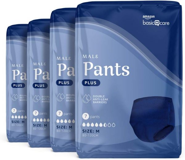 Amazon Basic Care Pants Hombre Plus M –