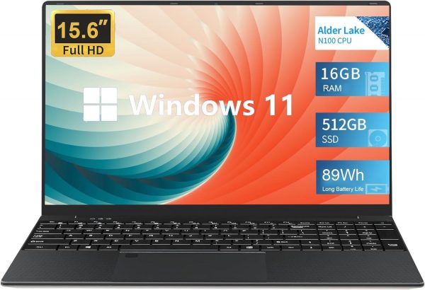 Ordenador Portátil 15,6", PC Portátil A...