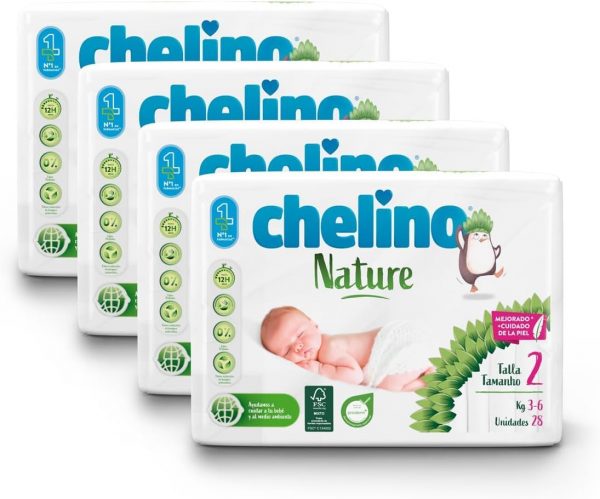 Pack ahorro Pañales T2 3-6 kg Chelino...
