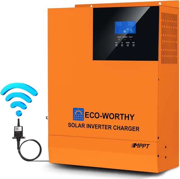 Eco-Worthy Inversor híbrido de 5000 W...