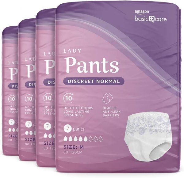 Amazon Basic Care Pant Mujer Discreet M