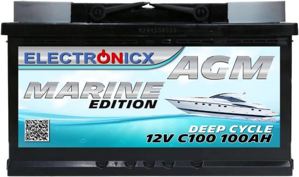Electronicx Bateria solar AGM 12v 100ah...