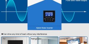 Inversor híbrido solar de 3200 W CC 24...