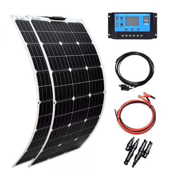 XINPUGUANG 200w Panel Solar Kit 2pcs...