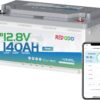Redodo Bluetooth Batería Litio 12V...