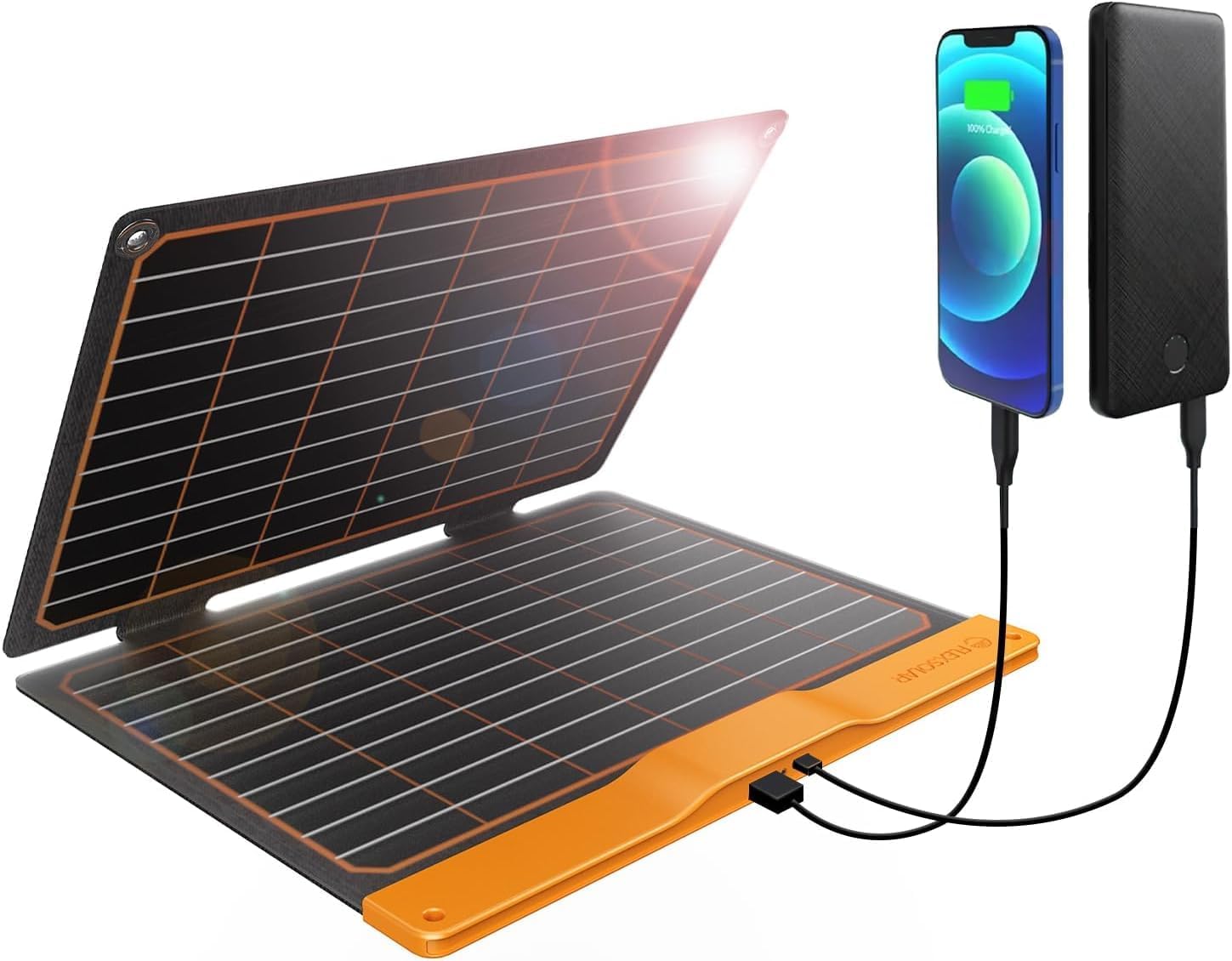 FlexSolar 20W Cargador de panel solar...