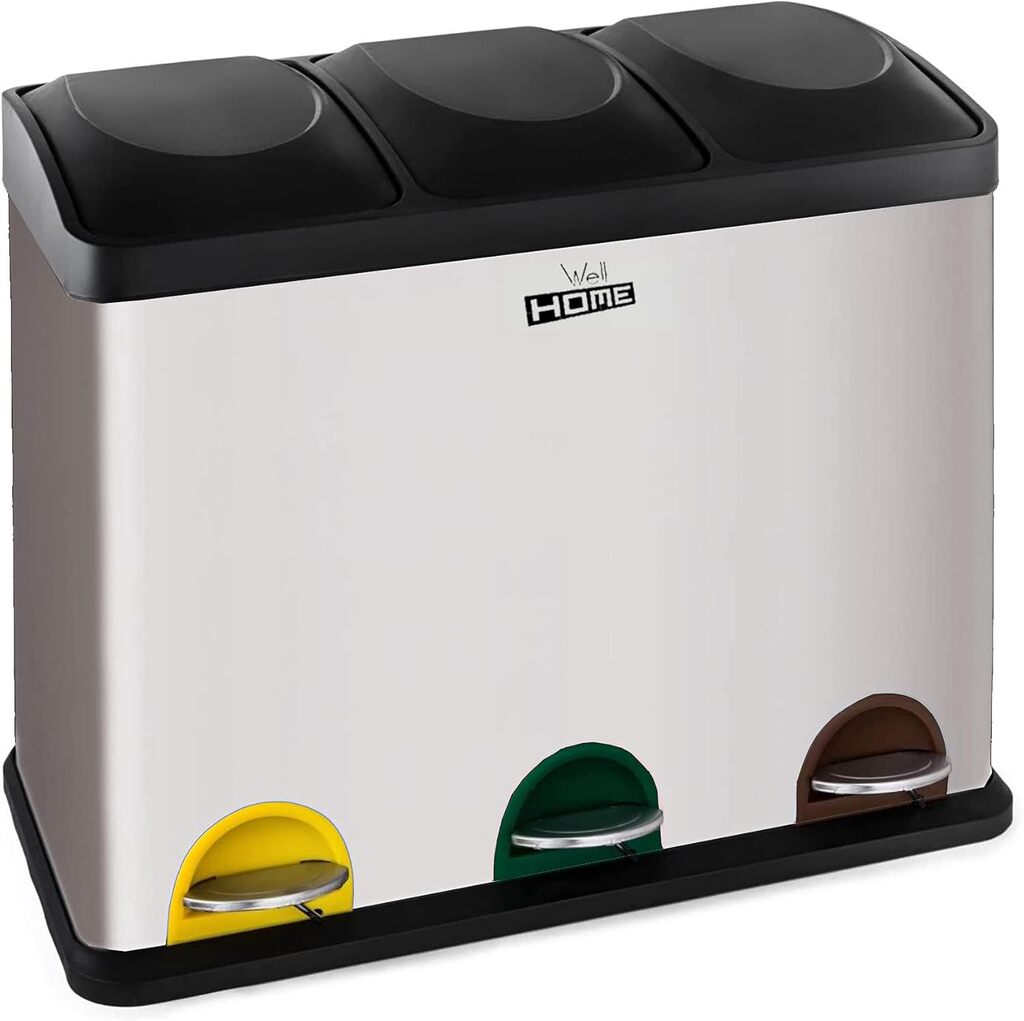 Cubo de reciclaje ecológico 45 litros