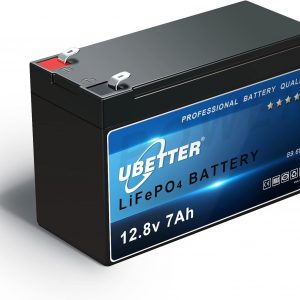 UBETTER 12V 7AH Batería de Litio con 7A...