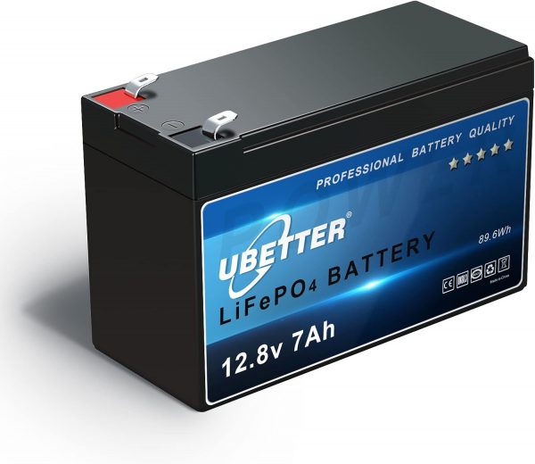 UBETTER 12V 7AH Batería de Litio con 7A...