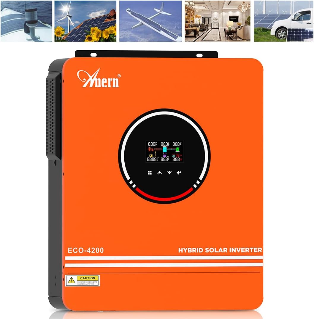 Anern 4200W Inversor Solar Hibrido...