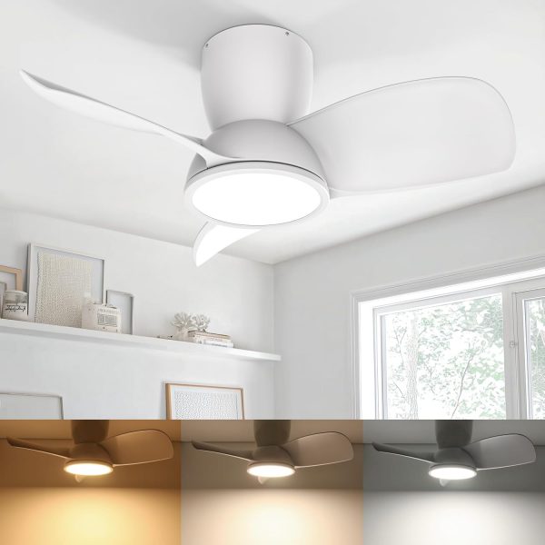 Ateroll Ventilador de Techo con Luz