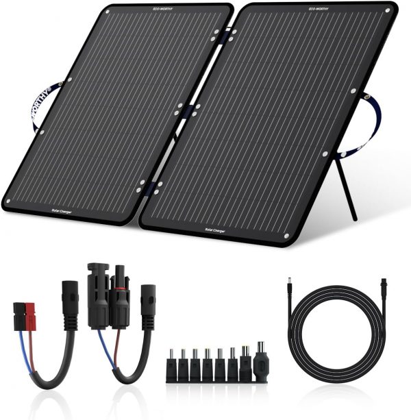 ECO-WORTHY Placa Solar 100W 12V Panel...