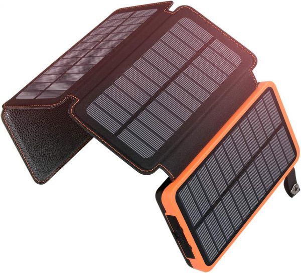 A ADDTOP Cargador Solar 25000mAh Power...