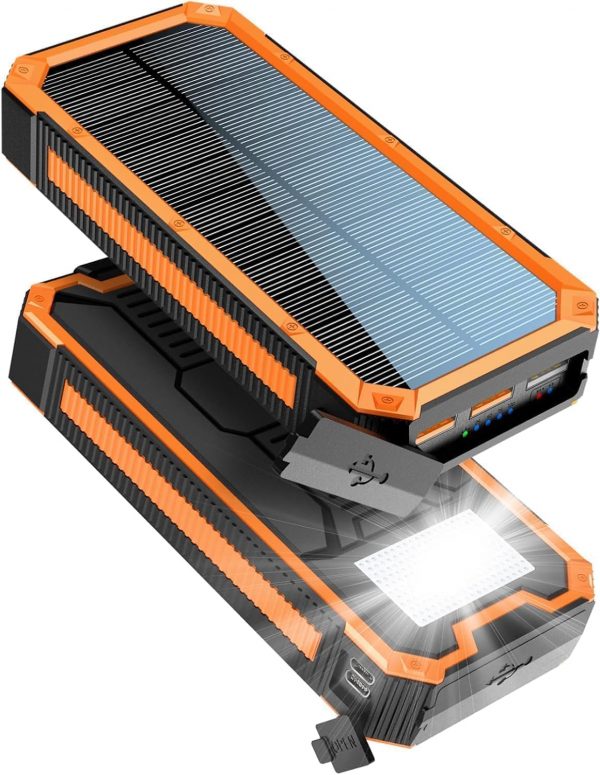 Cargador Solar 20000mAh Power Bank...