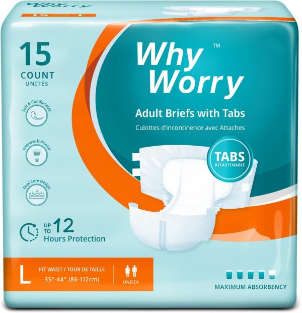 WhyWorry Pañales Adultos con Máxima