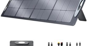 VDL Panel solar portátil 200W,...