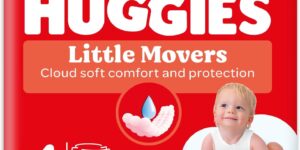 HUGGIES Little Movers Pañales para Bebé...