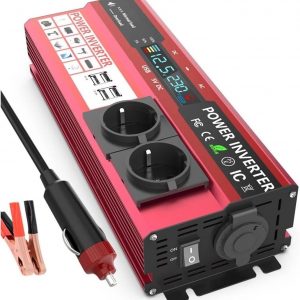 XRUKGUO Inversor Onda Pura 12 V A 220 V...