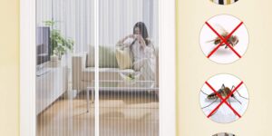 MYCARBON Mosquitera para Puerta Protecc...