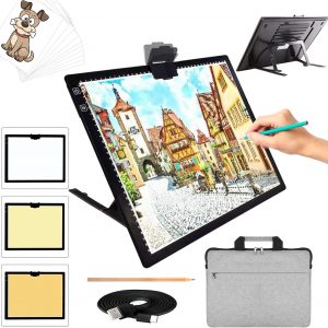 TOHETO A3 Recargable Mesa de Luz Para...