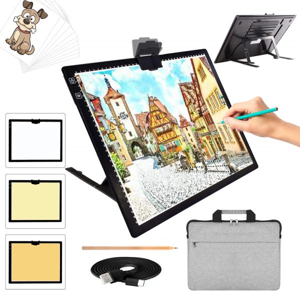 TOHETO A3 Recargable Mesa de Luz Para...