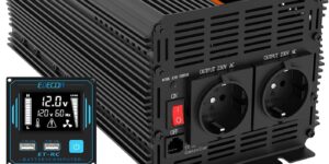 EDECOA Inversor 12v 220v 3000w...