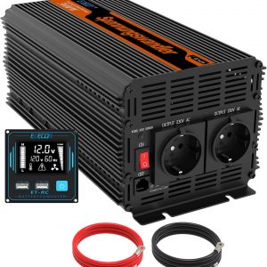 EDECOA Inversor 12v 220v 3000w...